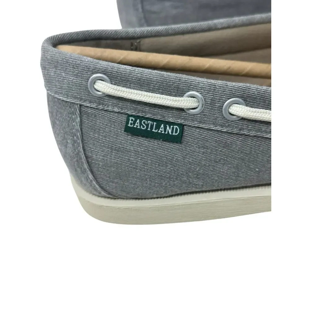 Eastland Men's Grey Yarmouth Canvas Boat Shoes 8D